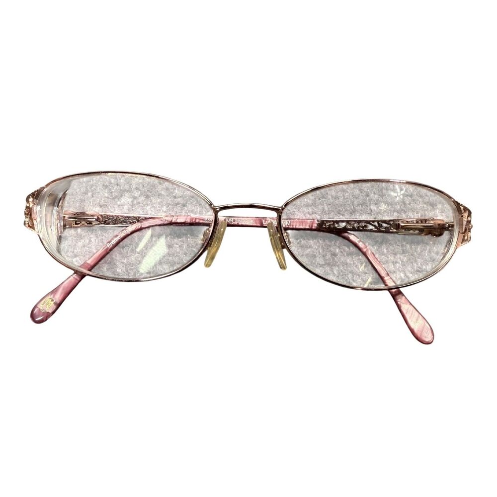Jessica McClintock Eyeglasses 54-17 Rose Oval Frame Only 135mm Women Pink